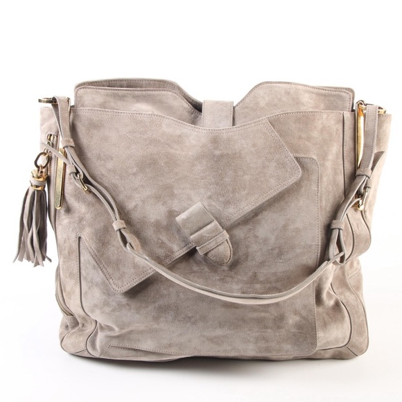 Derek Lam Suede Davina Bag 💯 AUTHENTIC - Picture 1 of 7